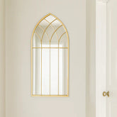 Decorative Arched Gold Wall Mirror – 50 x 110 cm | Fast UK Delivery